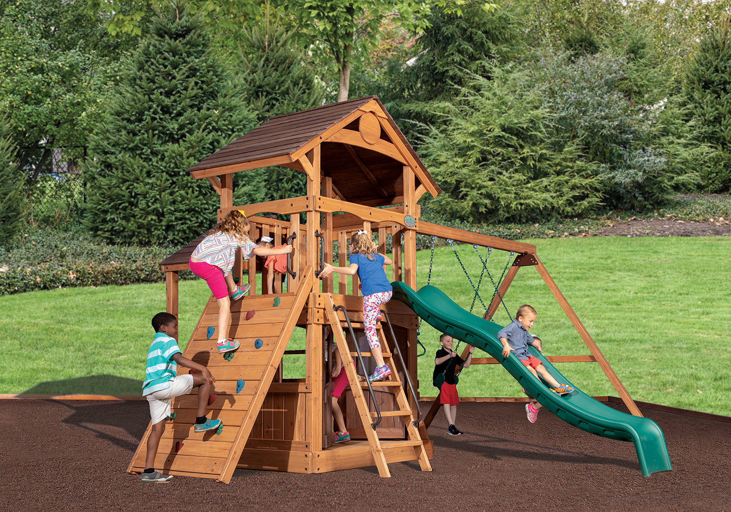 Adventure Outlook 3 Swing Set — product photo 1