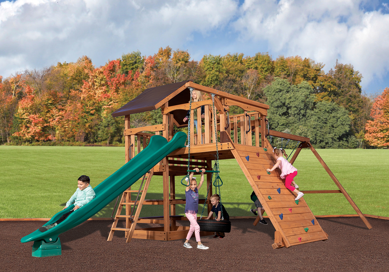 Adventure Outlook 4 Swing Set — product photo 1
