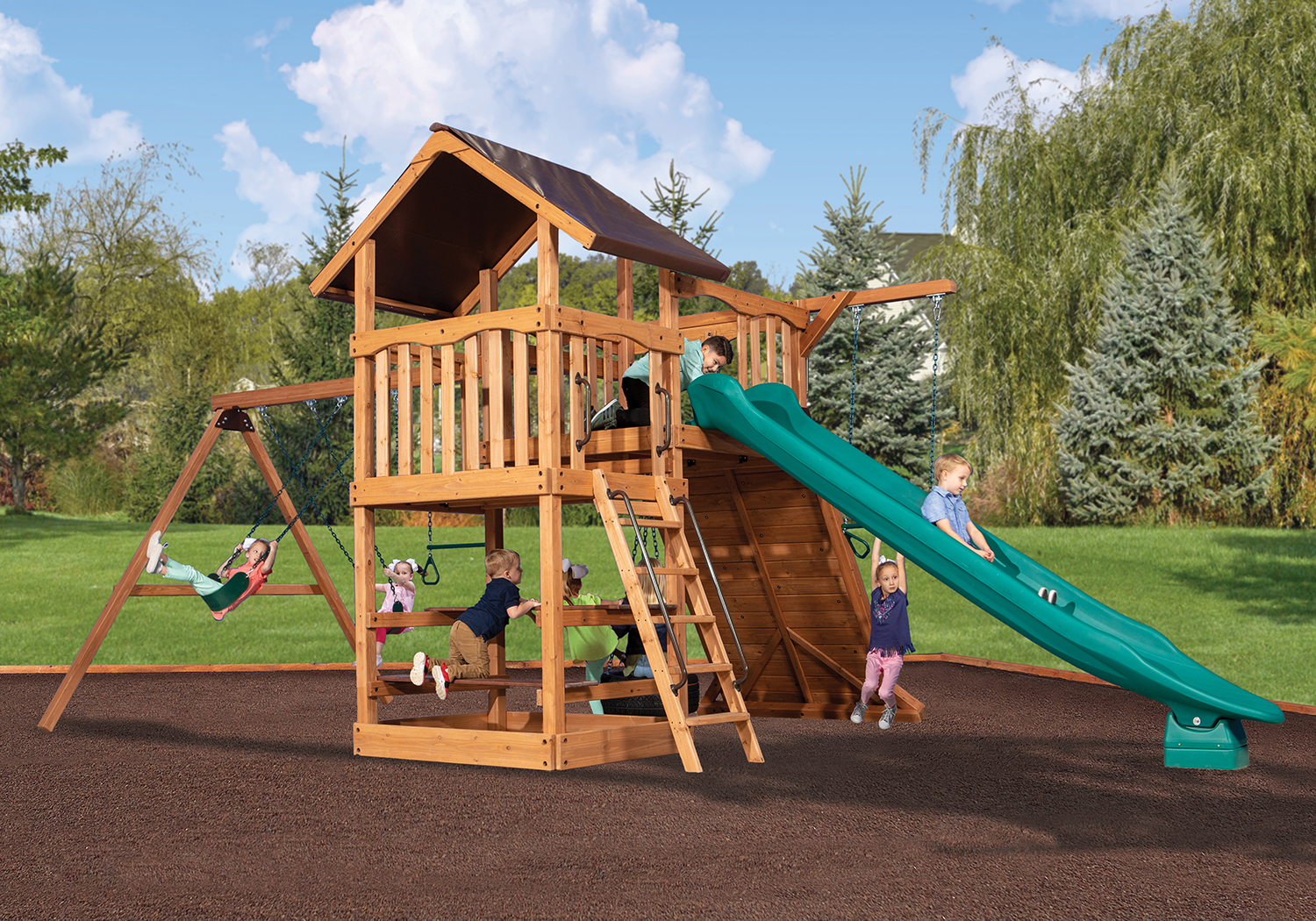 Adventure Outlook 4 Swing Set — product photo 3