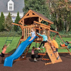Adventure Summit XL 1 Playset with Blue Double Wall Wave Slide — product photo 1