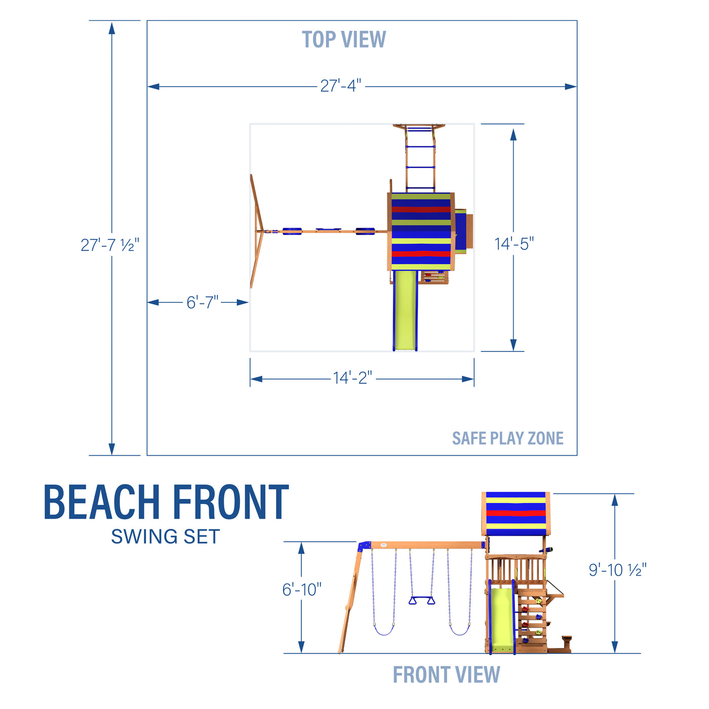 Beach Front Swing Set — product photo 2