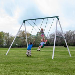 Big Brutus Heavy-Duty Metal A-Frame Swing Set — product photo 1