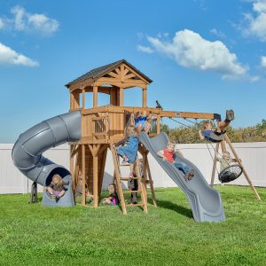 Dover Bay Swing Set with Tube Slide — product photo 1