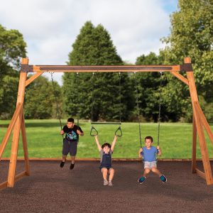 Free-Standing Swing Beam with Belt Swings and Trapeze — product photo 1