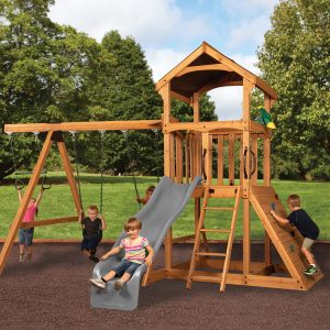 Grand Chateau With Gray Slide (4' Deck) — product photo 1