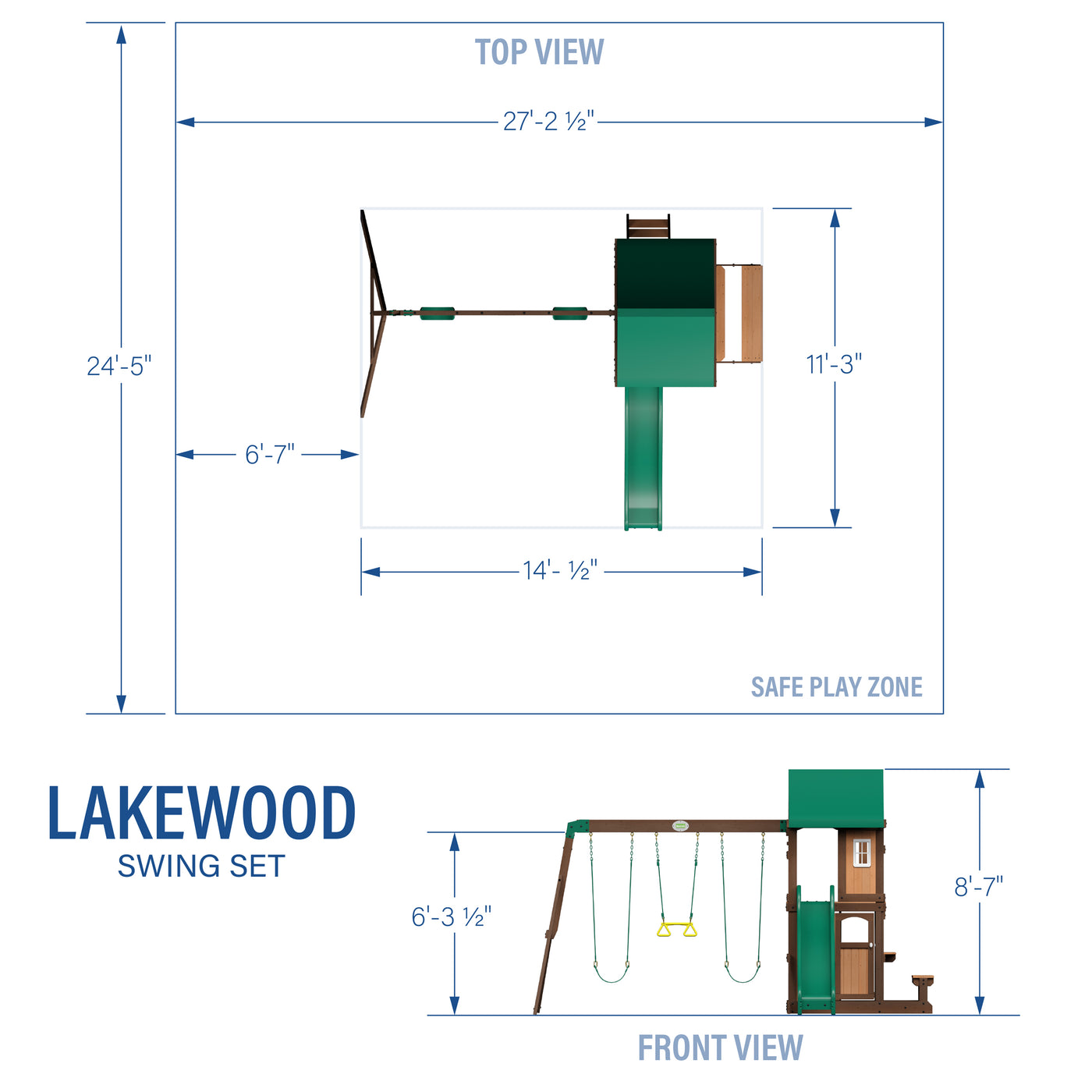 Lakewood Swing Set — product photo 2