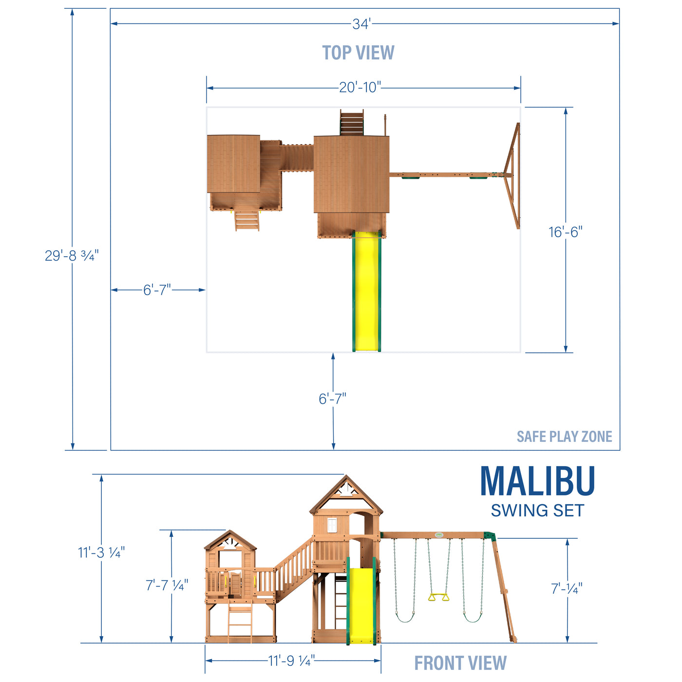 Malibu Swing Set — product photo 2