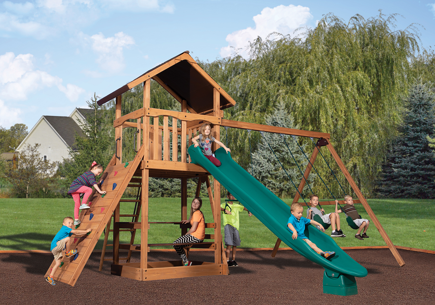 Olympian Outlook 1 Swing Set — product photo 1