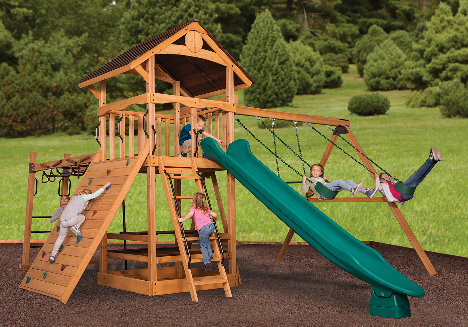 Olympian Outlook XL 1B Swing Set — product photo 1