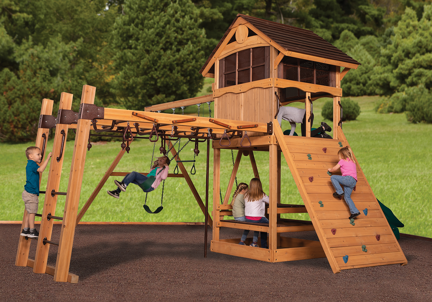 Olympian Outlook XL 1C Swing Set — product photo 3