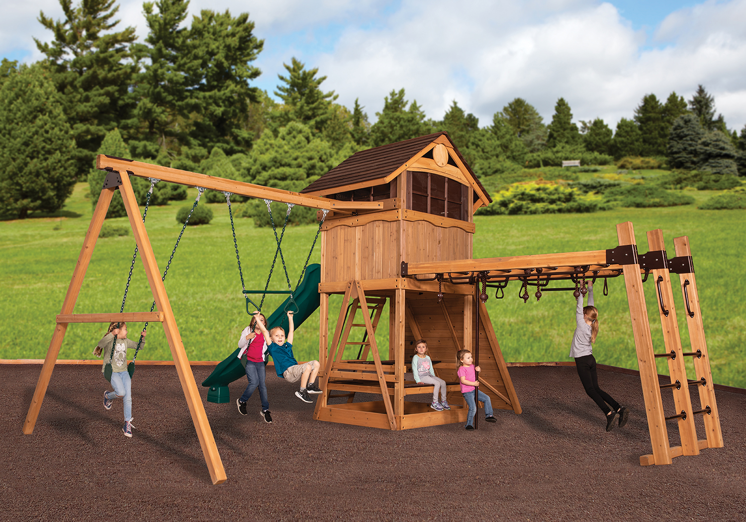 Olympian Outlook XL 1C Swing Set — product photo 5