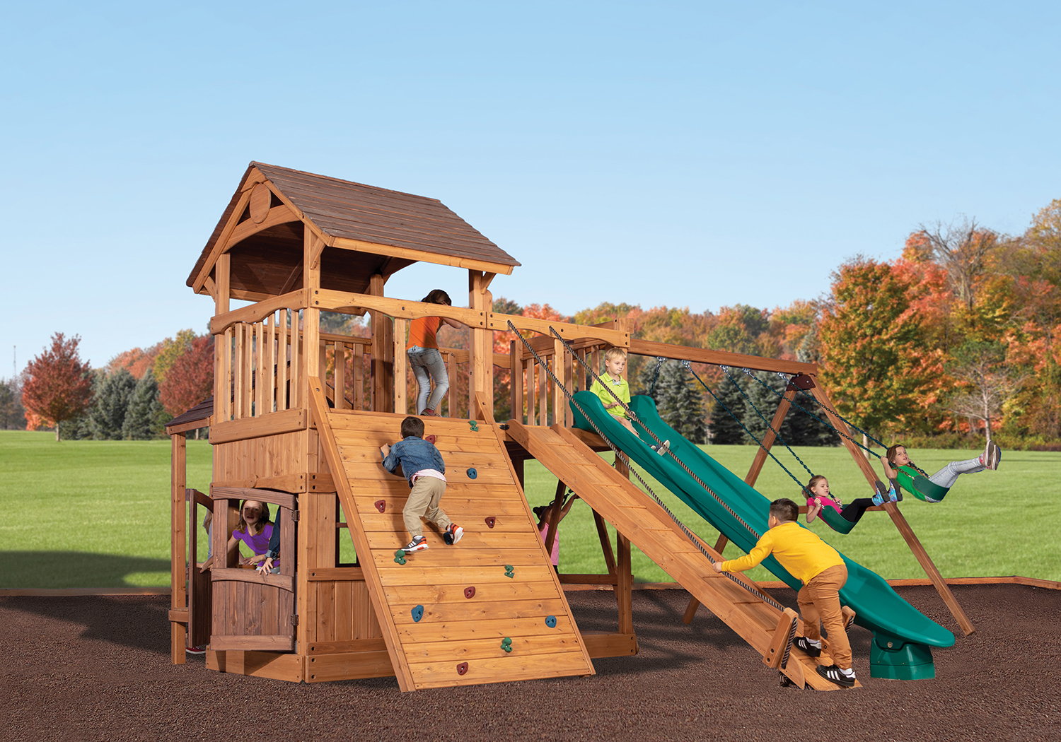 Olympian Outlook XL 2 Swing Set — product photo 1