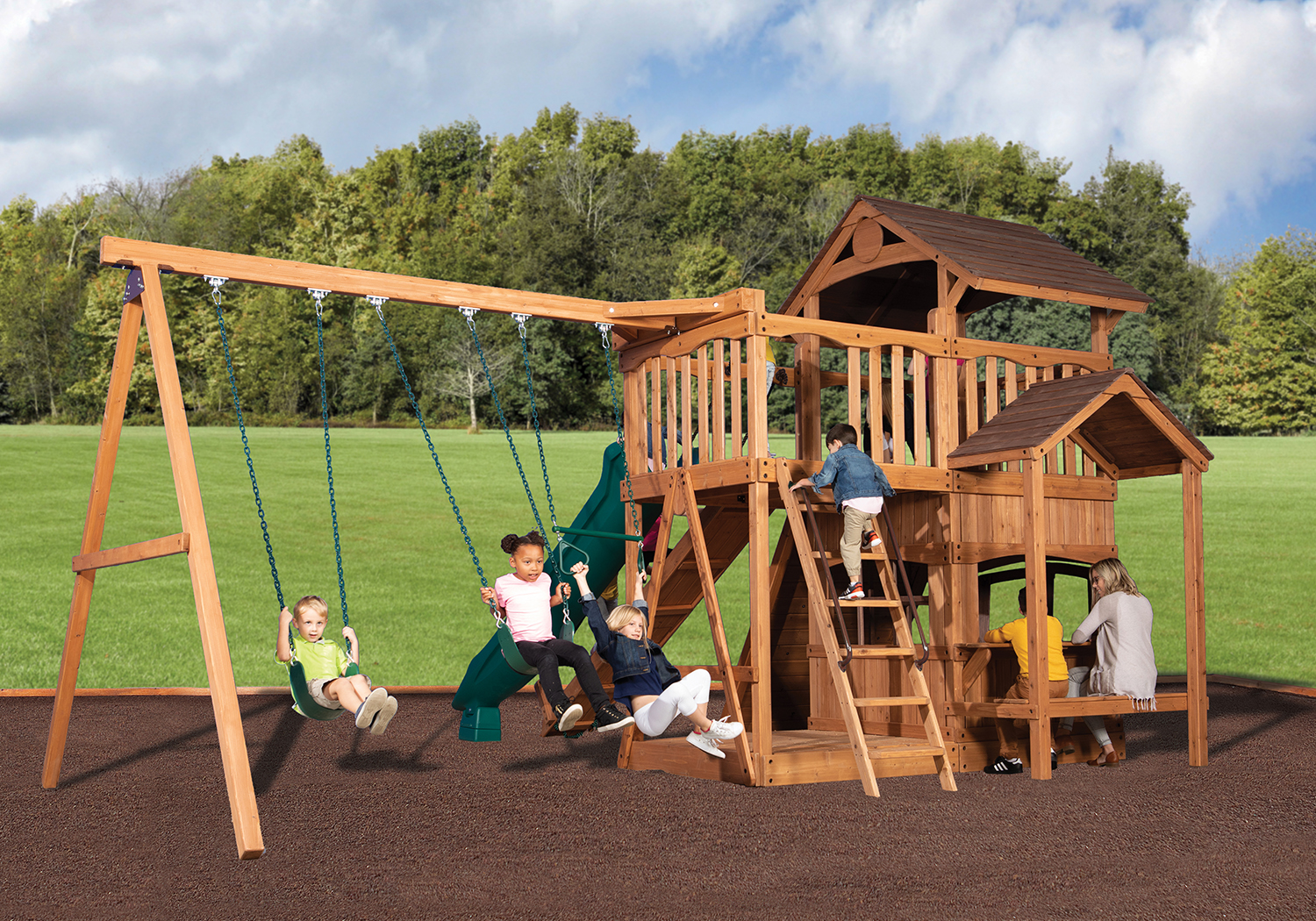 Olympian Outlook XL 2 Swing Set — product photo 3