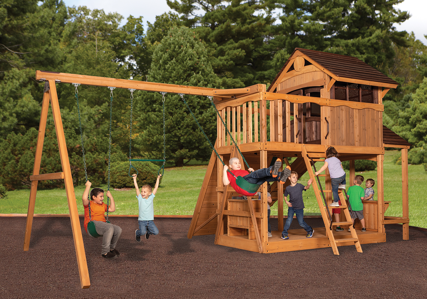Olympian Outlook XL 2A Swing Set — product photo 3