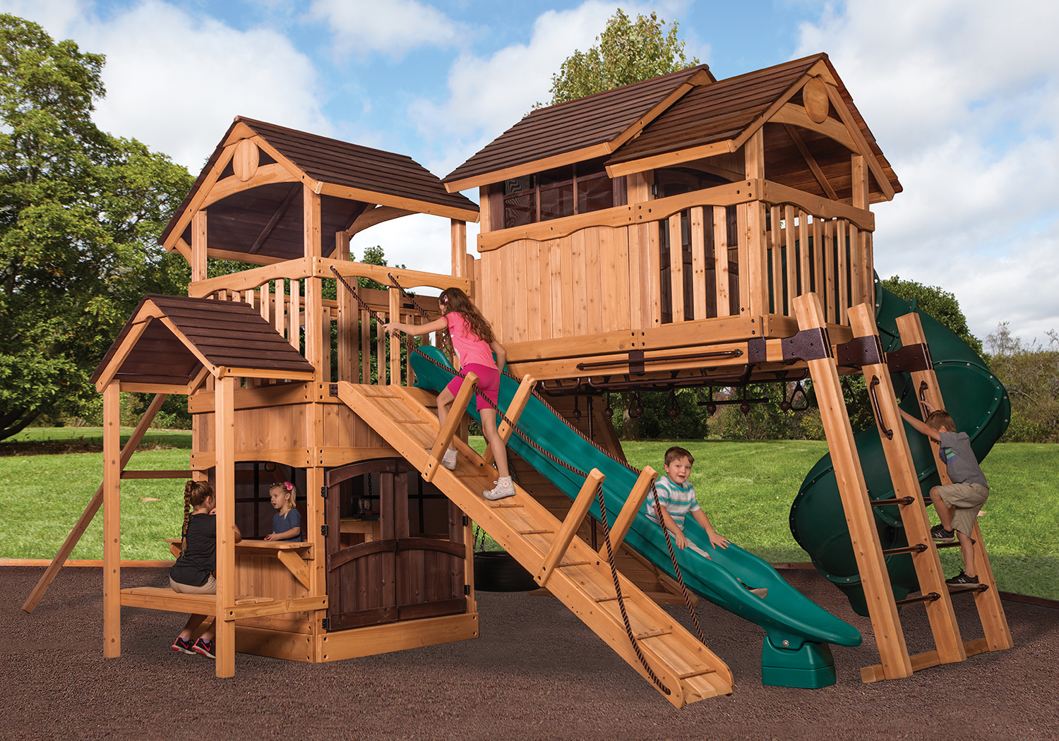 Olympian Outlook XL 5 Swing Set — product photo 3