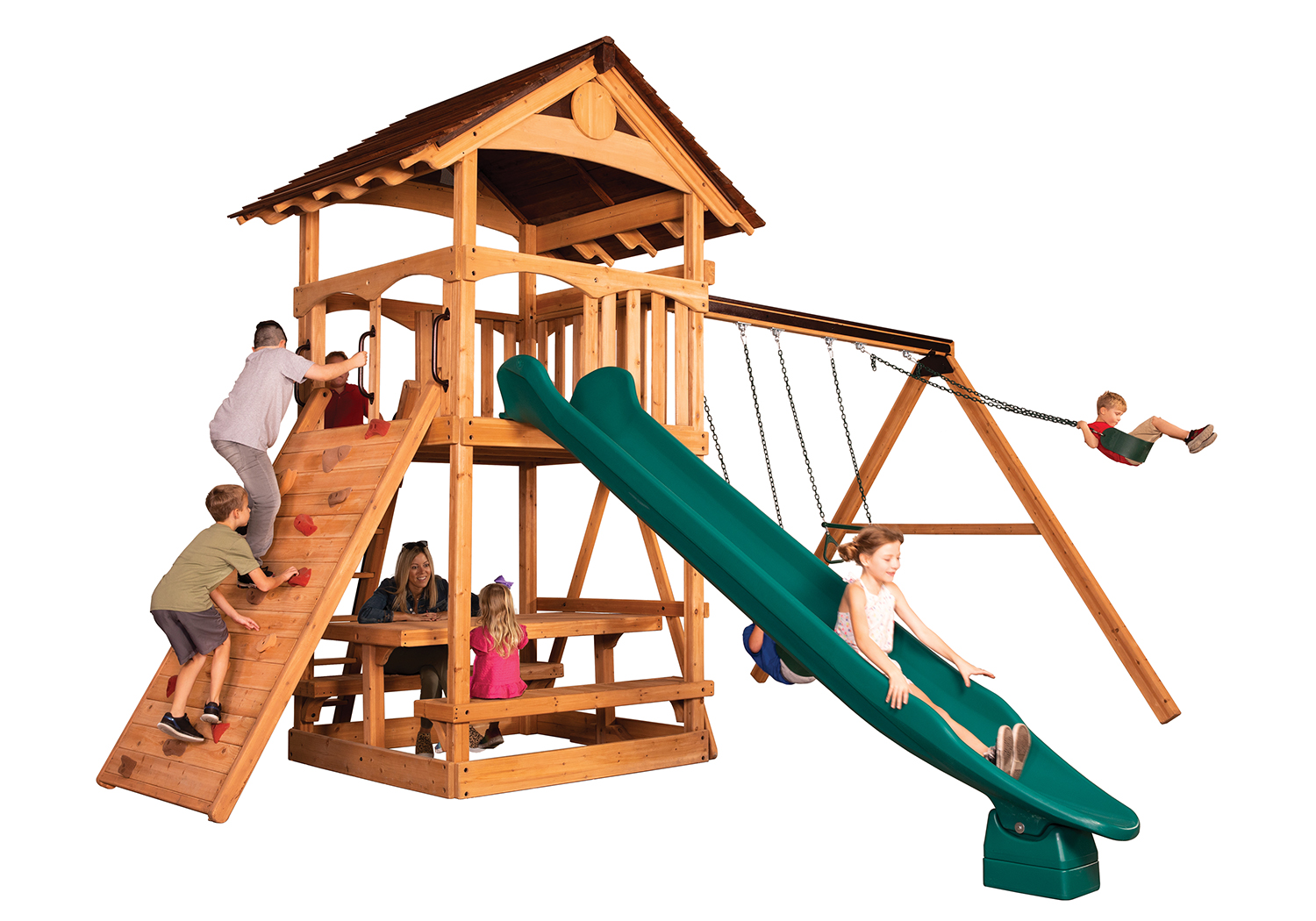 Olympian Treehouse XL 1 Swing Set — product photo 2