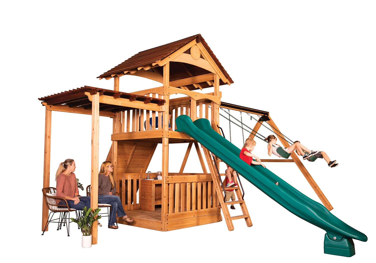 Olympian Treehouse XL 2 Swing Set — product photo 2