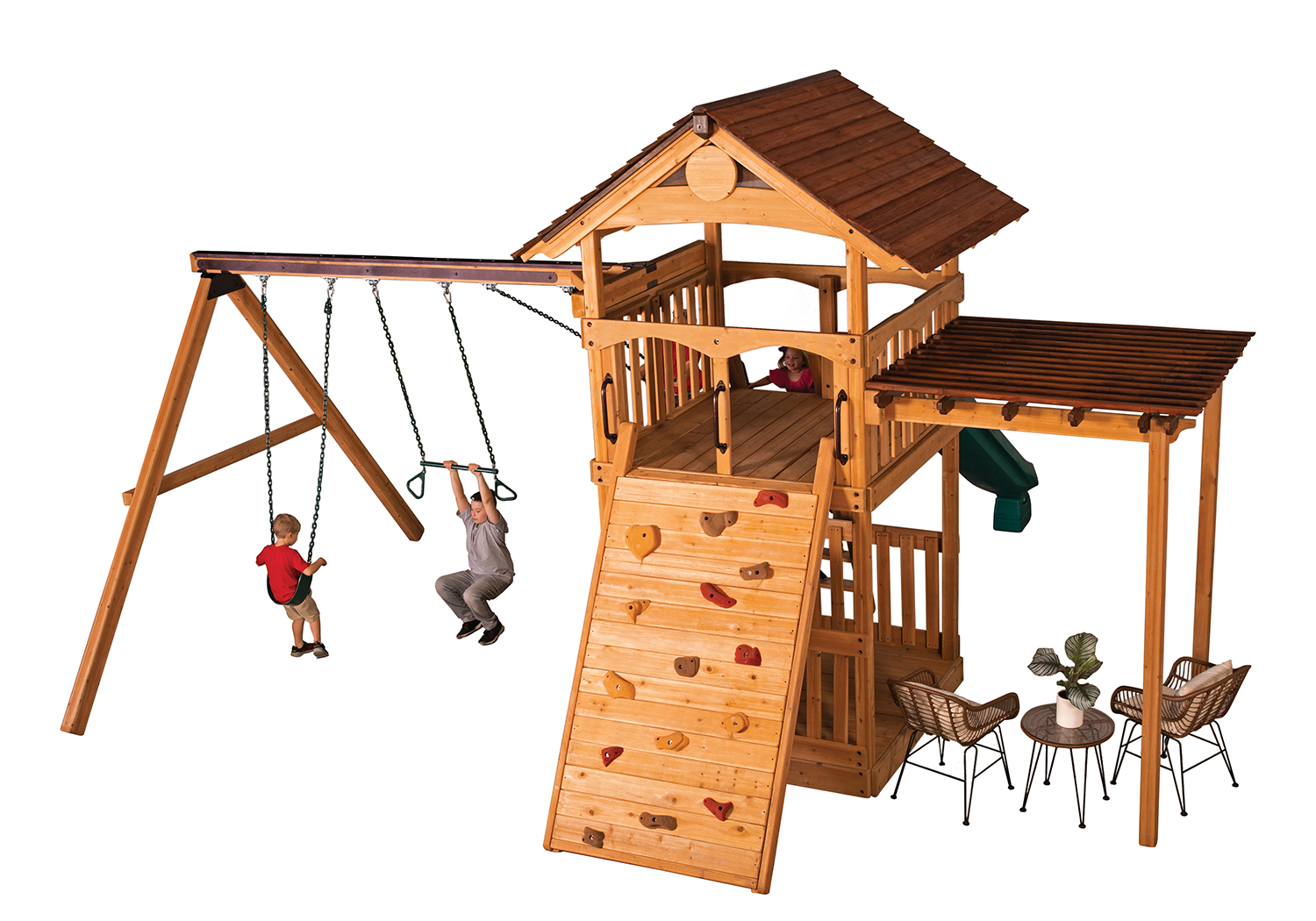 Olympian Treehouse XL 2 Swing Set — product photo 4