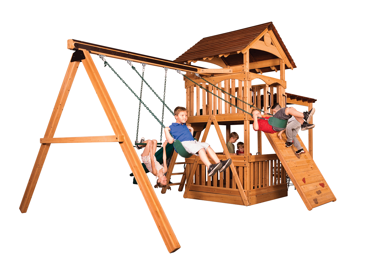 Olympian Treehouse XL 2 Swing Set — product photo 6