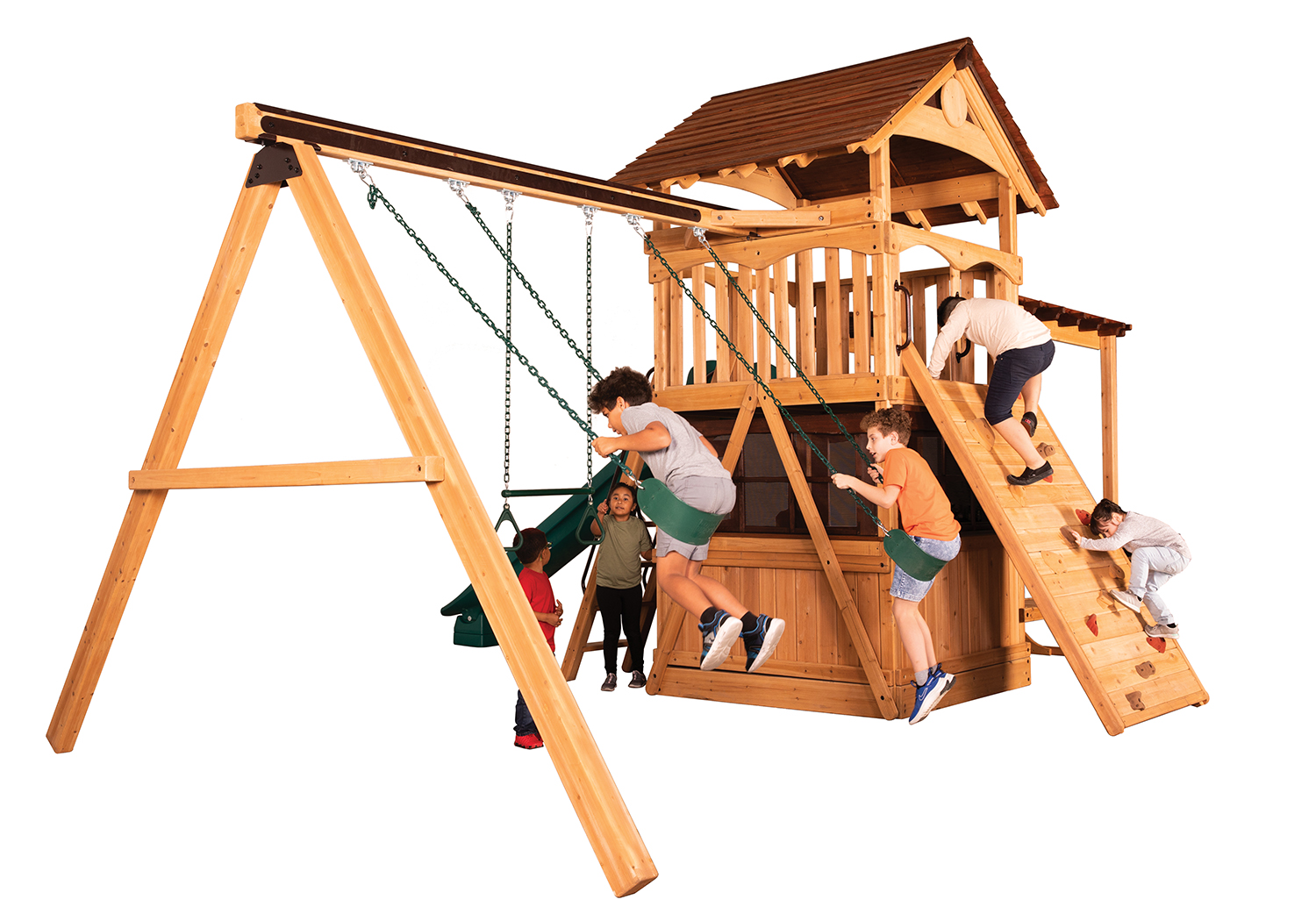 Olympian Treehouse XL 3 Swing Set — product photo 4