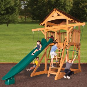 Olympian Treehouse XL Space Saver 1 Swing Set — product photo 1