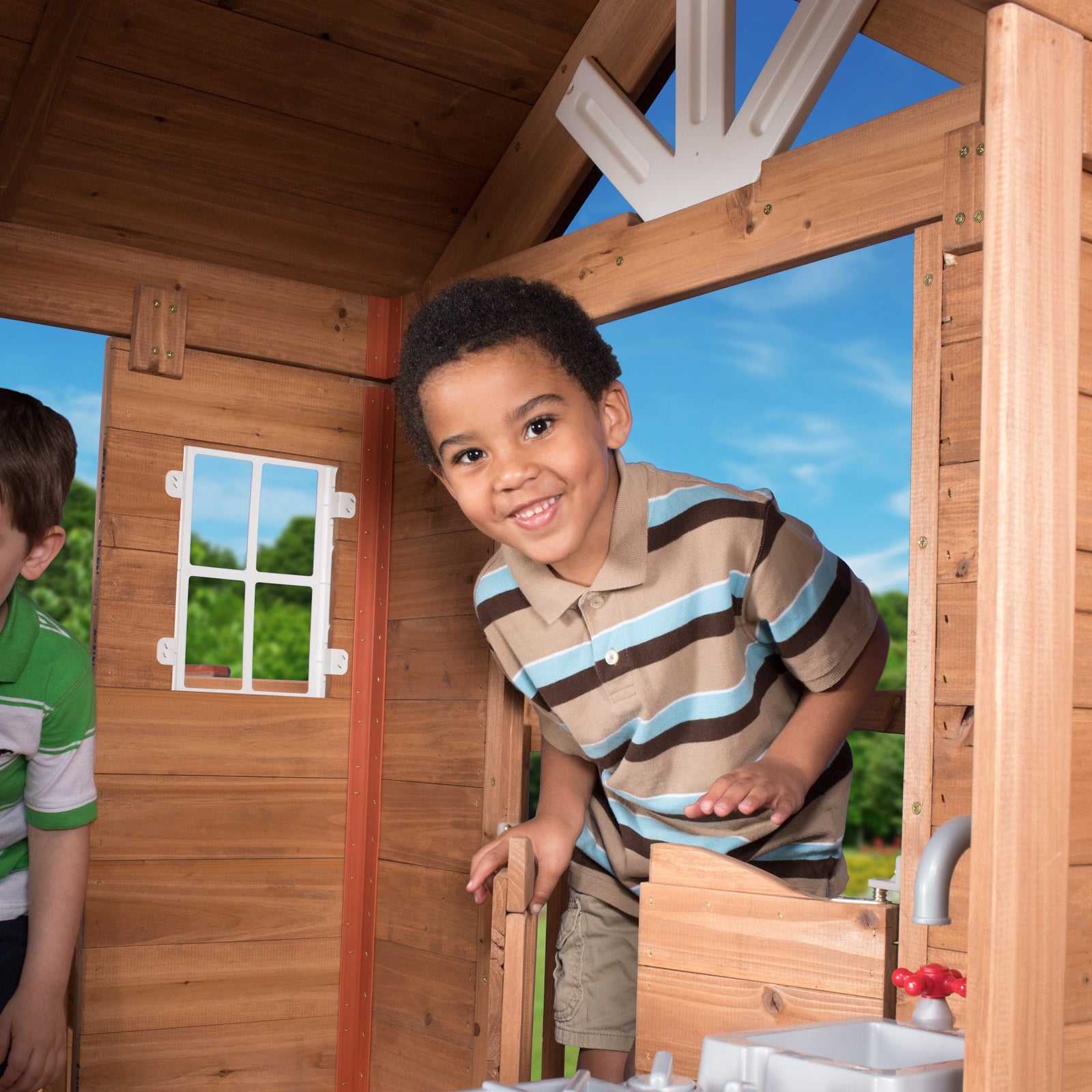 Scenic Heights Wooden Playhouse — manufacturer photo 4