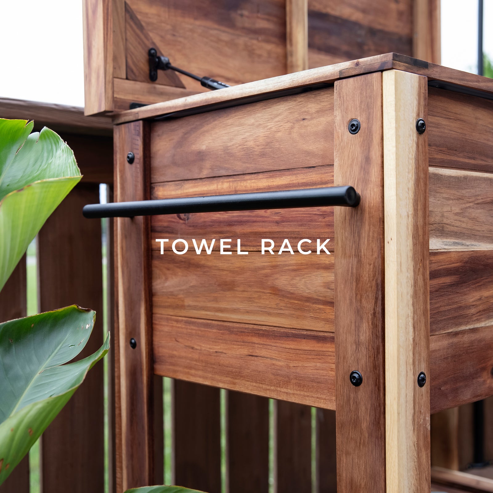 100 Quart Patio Cooler - Acacia — manufacturer photo 9
