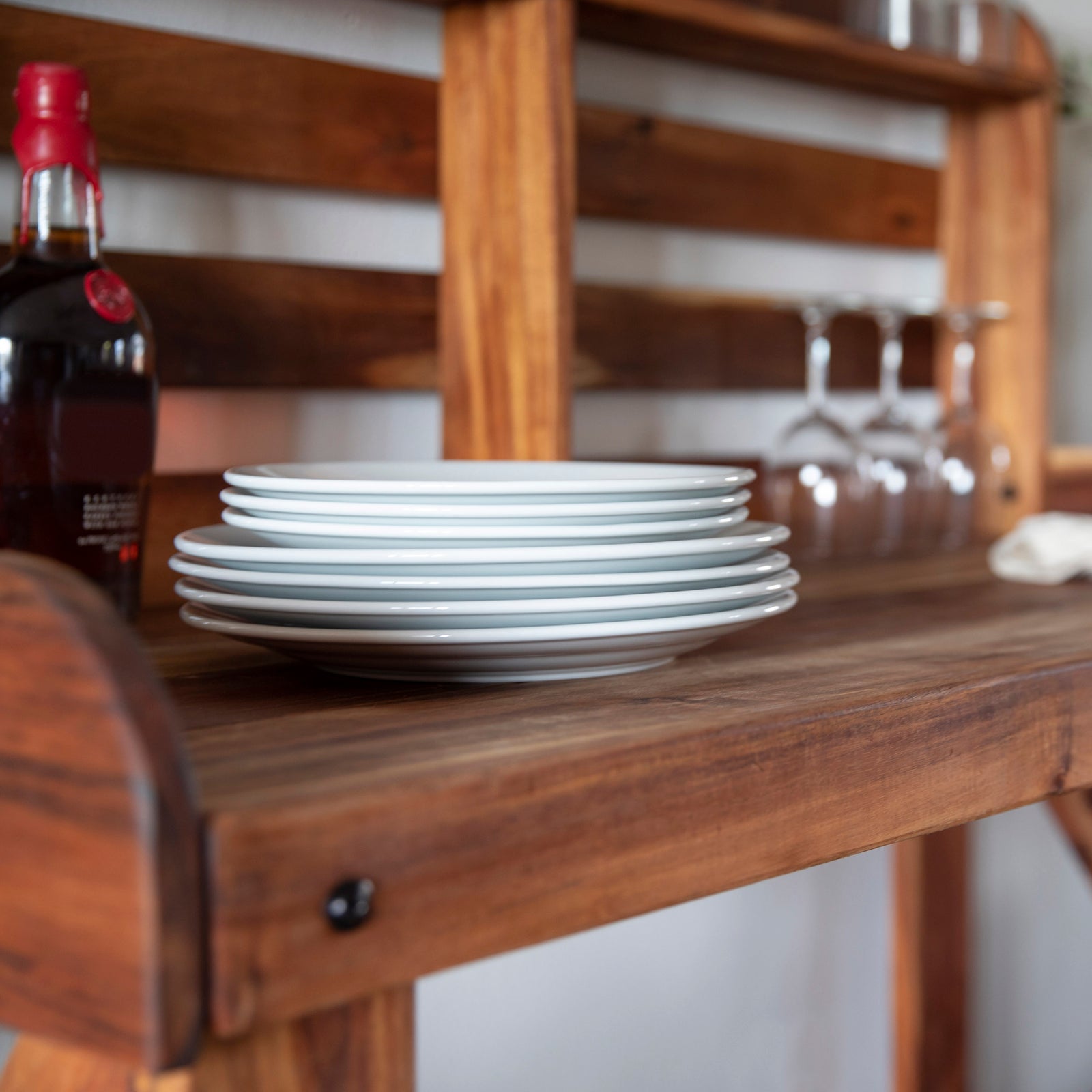 Potting Table/Bench/Serving Bar - Acacia Wood — manufacturer photo 6