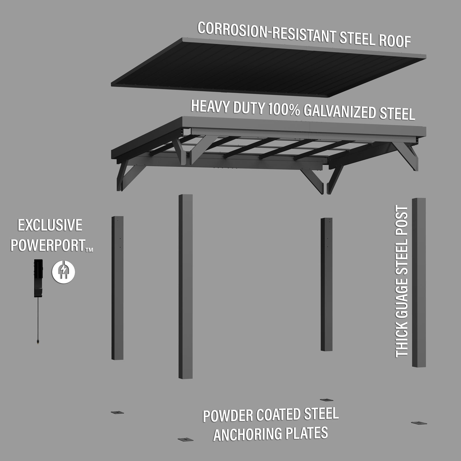 12x9.5 Stonebridge Gazebo — manufacturer photo 5