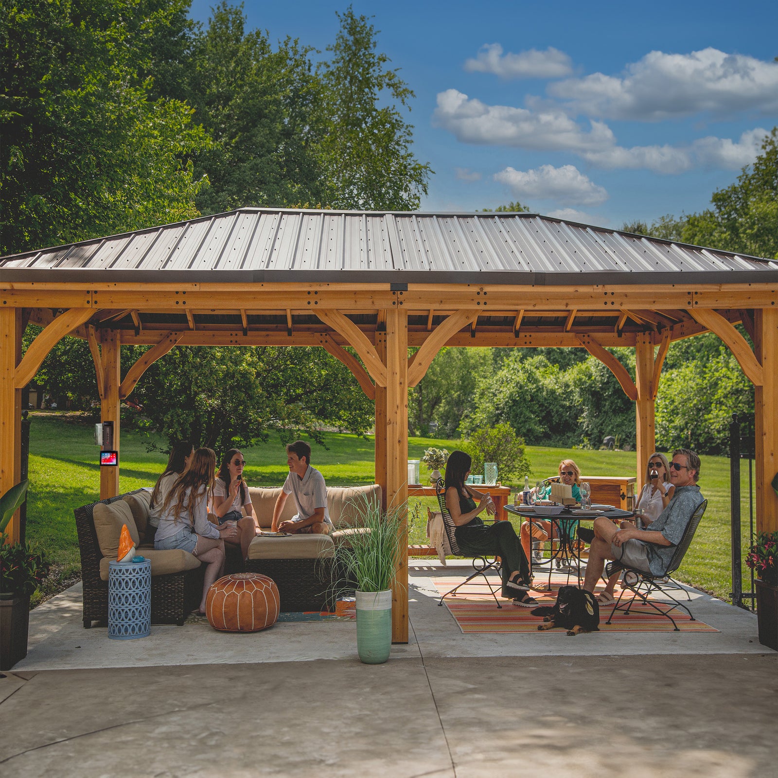 20x12 Barrington Gazebo/Carport — manufacturer photo 10