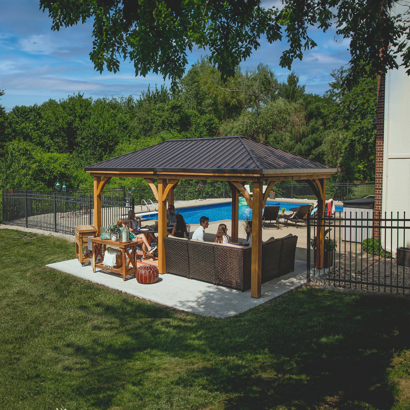 20x12 Barrington Gazebo/Carport — manufacturer photo 11