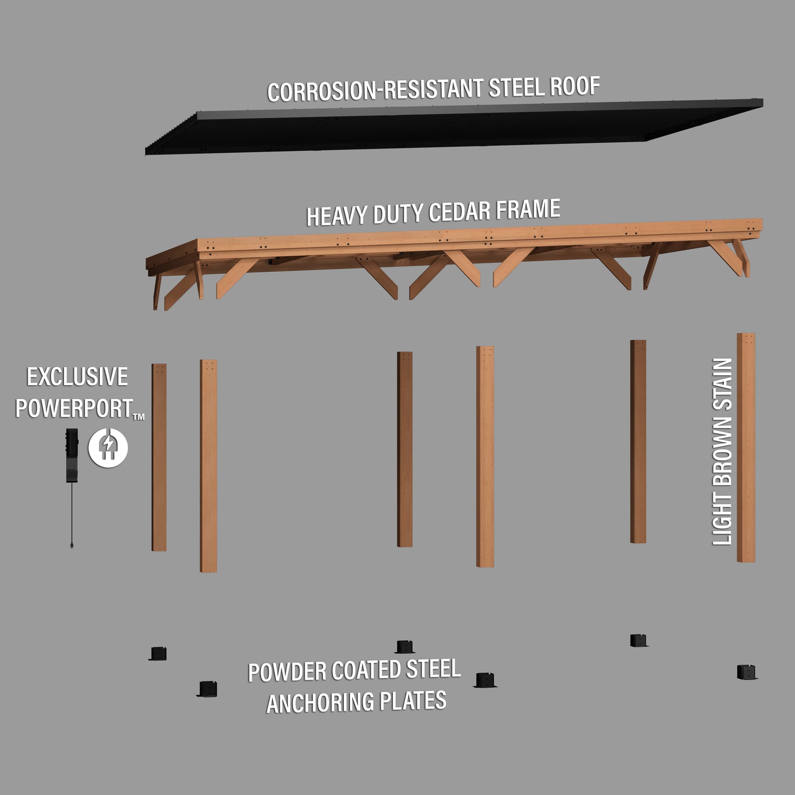 20x12 Kingsport Carport — manufacturer photo 13