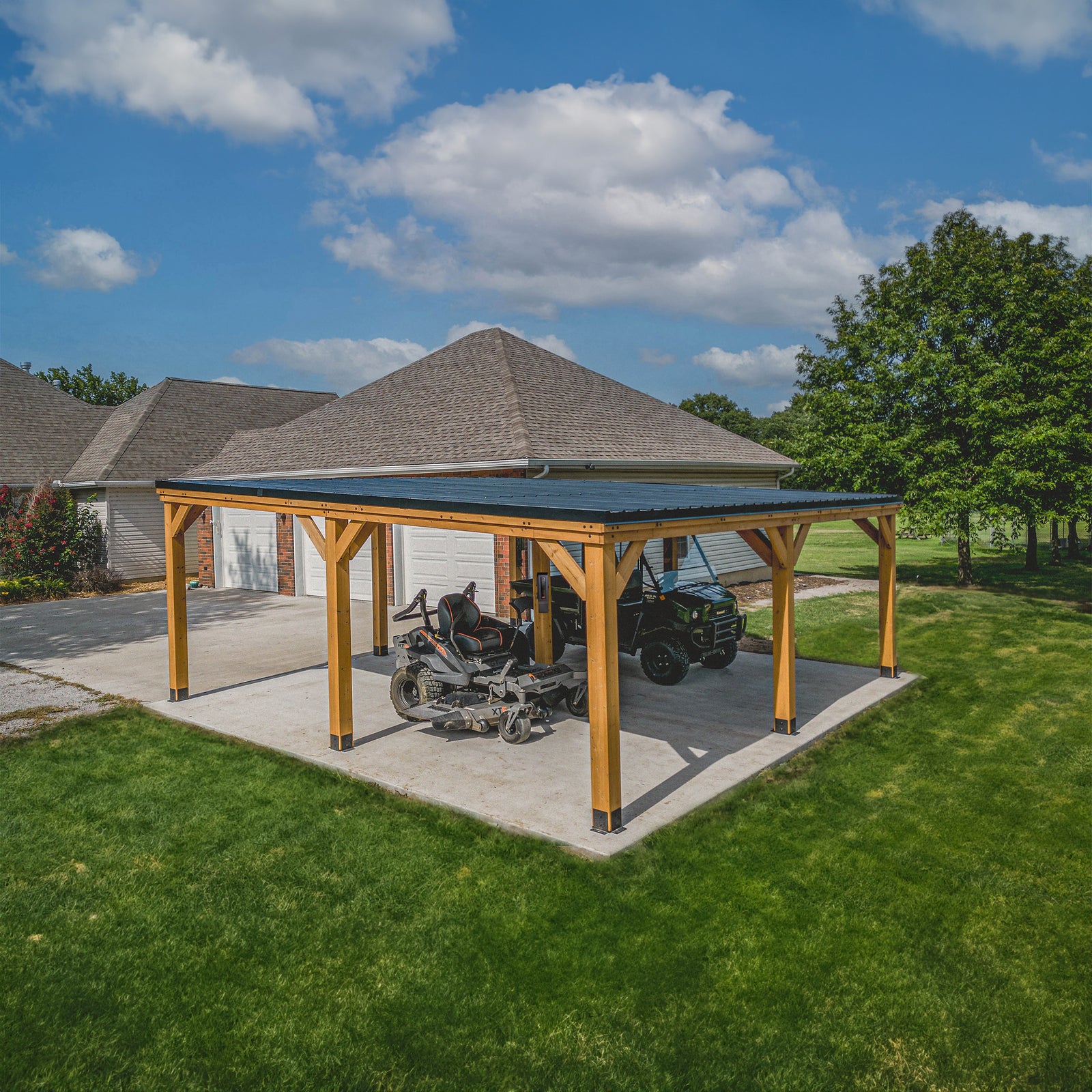 20x20 Kingsport Carport — manufacturer photo 11