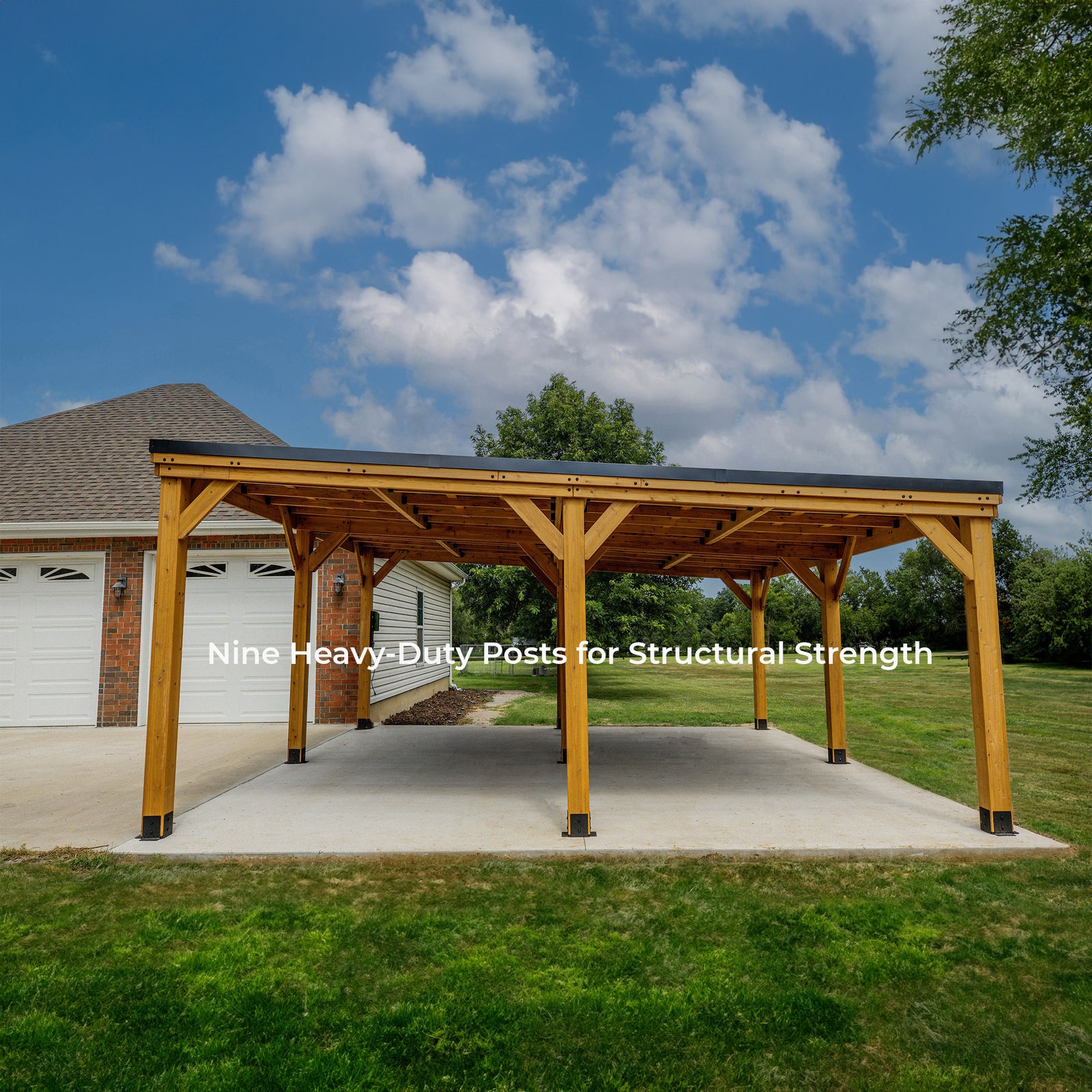 20x20 Kingsport Carport — manufacturer photo 5