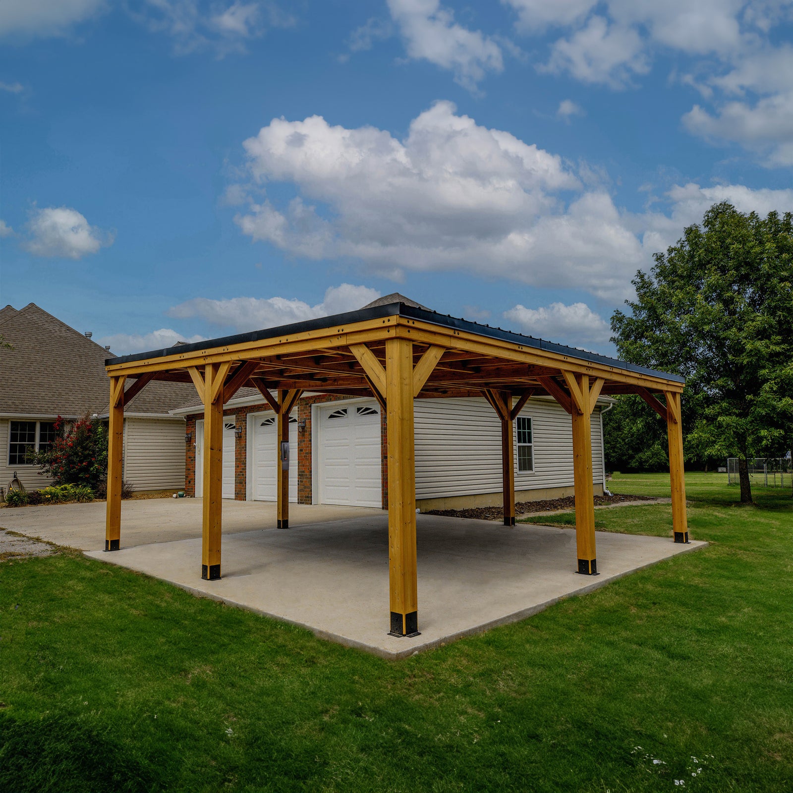 20x20 Kingsport Carport — manufacturer photo 8