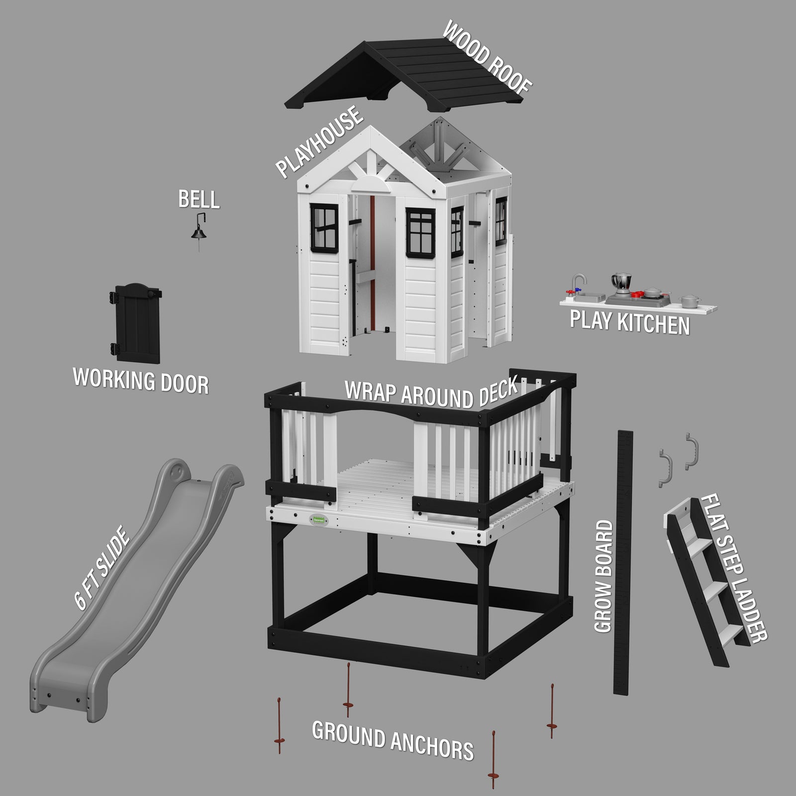Sweetwater Heights Elevated Playhouse — manufacturer photo 11