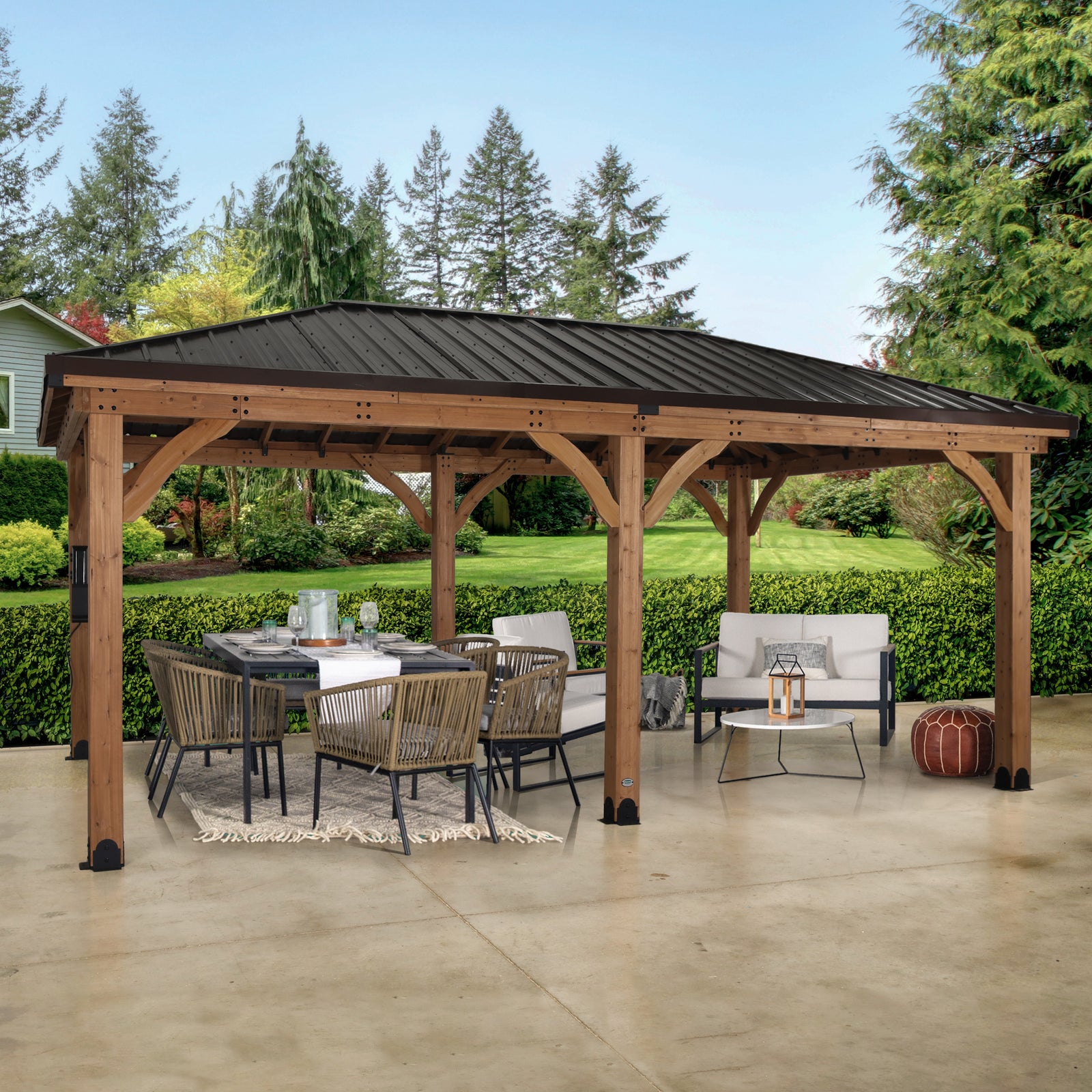 20x12 Barrington Gazebo/Carport — manufacturer photo 1
