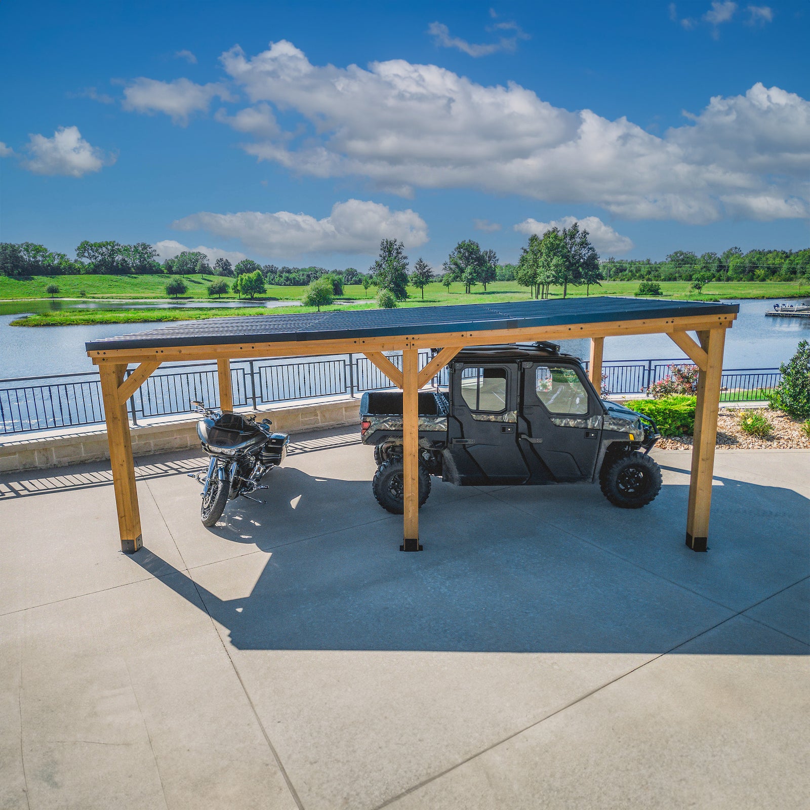 20x12 Kingsport Carport — manufacturer photo 10