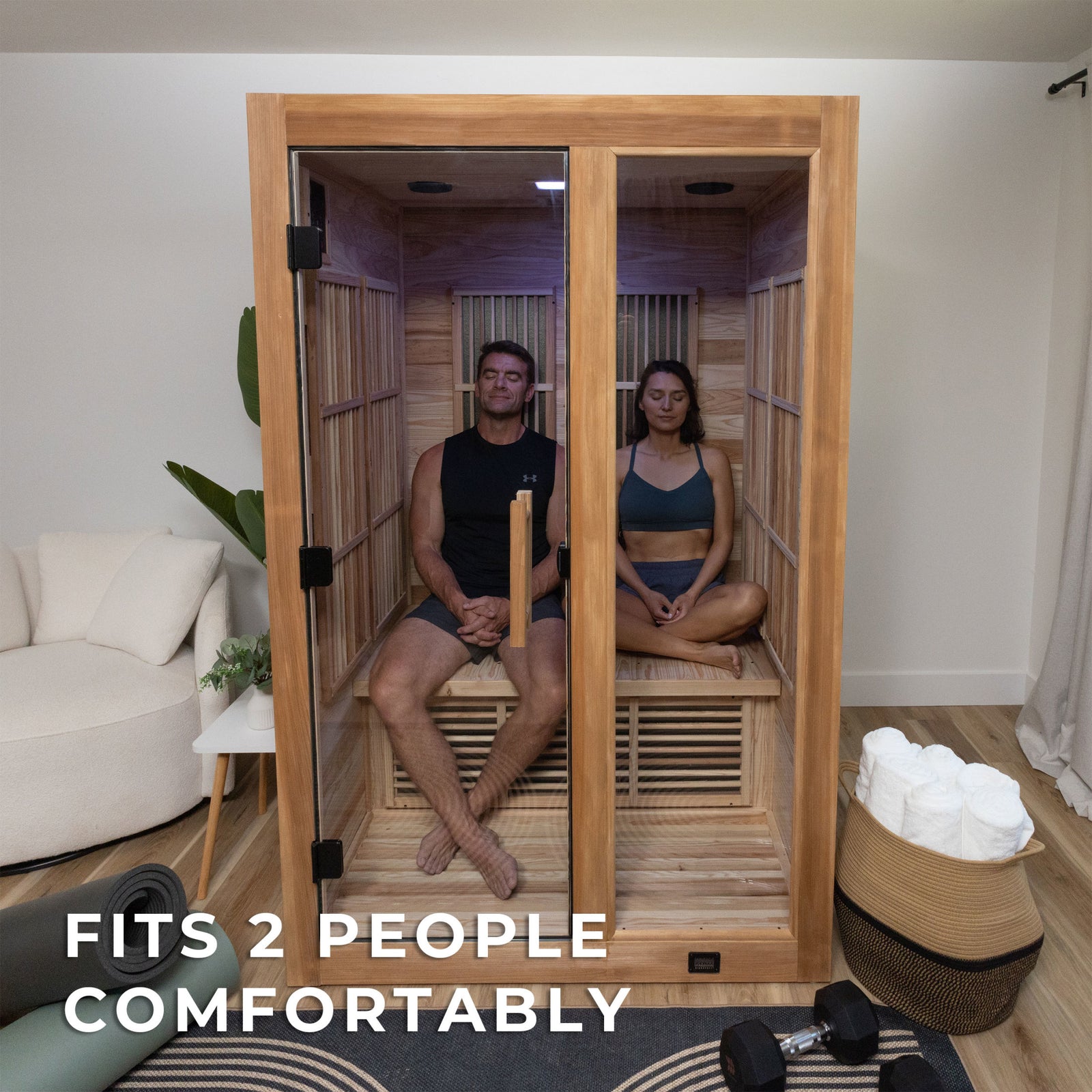 Rylan Indoor Infrared Sauna 2 Person — manufacturer photo 6