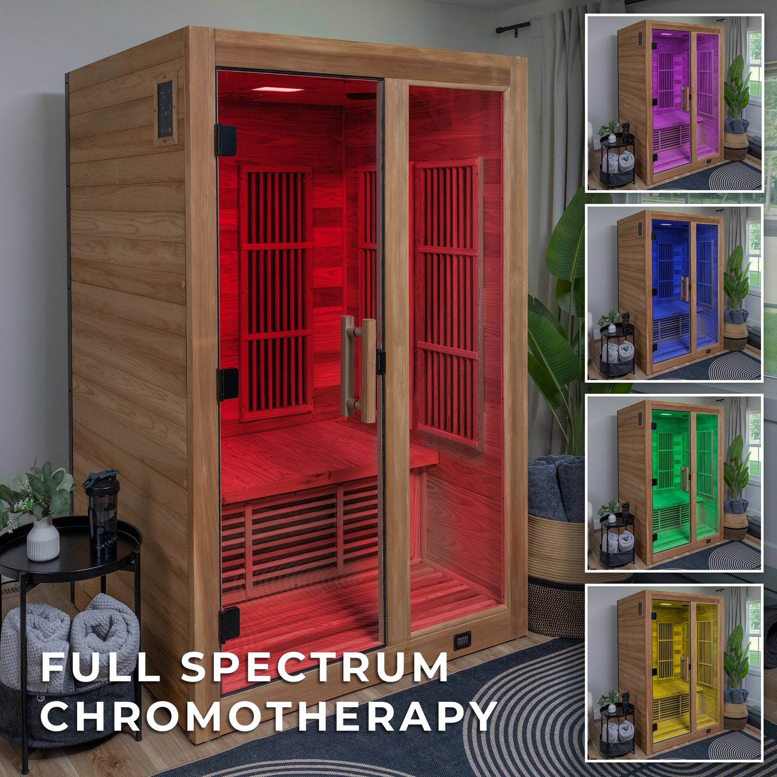 Rylan Indoor Infrared Sauna 2 Person — manufacturer photo 10