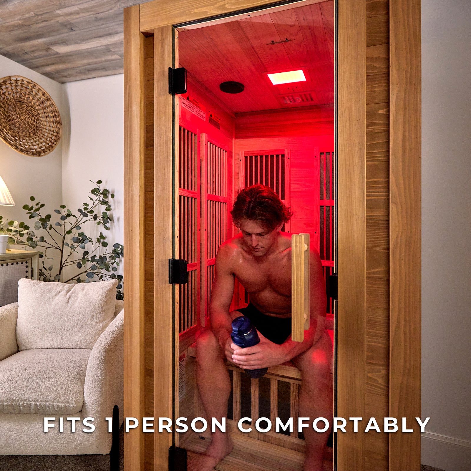 Rylan Indoor Infrared Sauna 1 Person — manufacturer photo 6