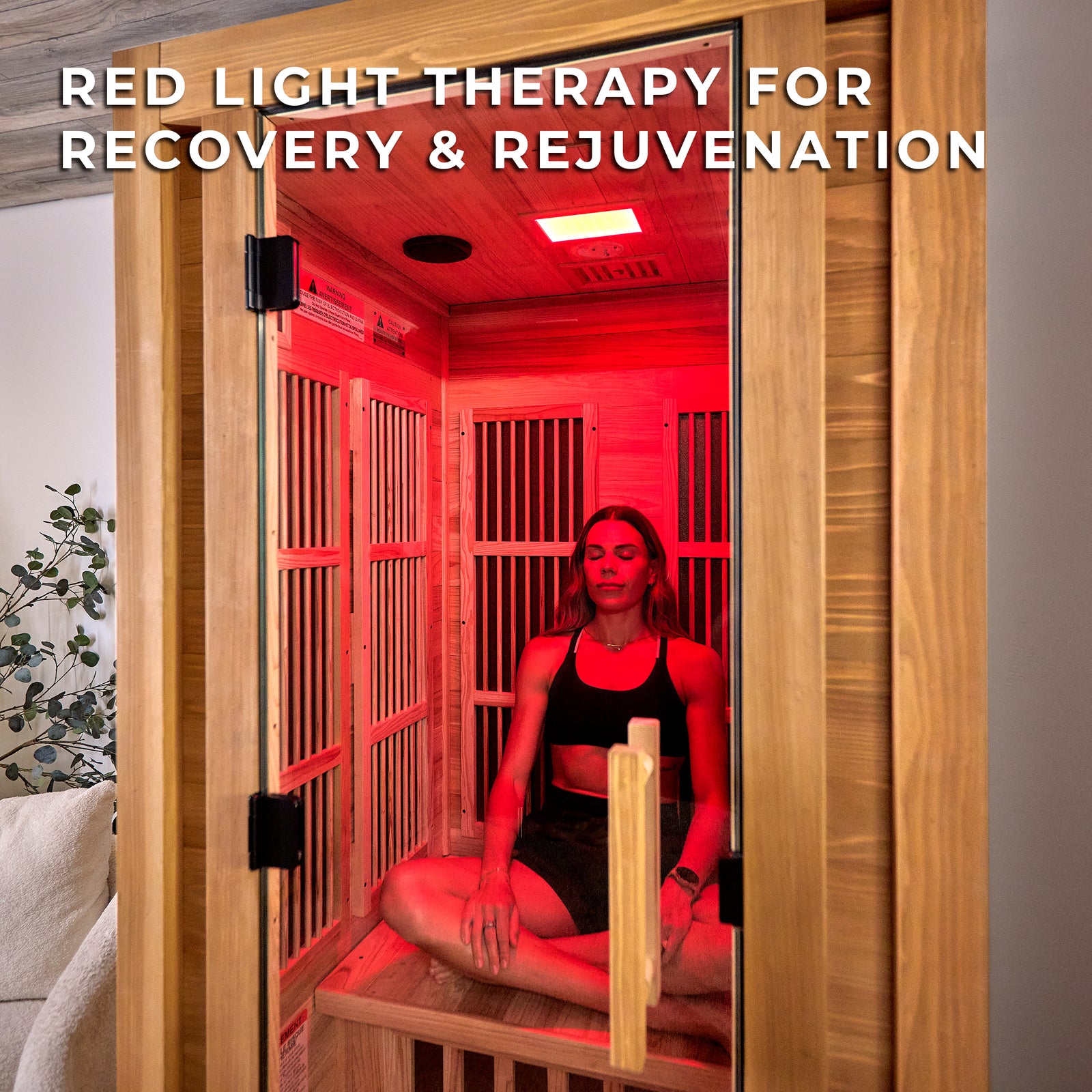 Rylan Indoor Infrared Sauna 1 Person — manufacturer photo 9