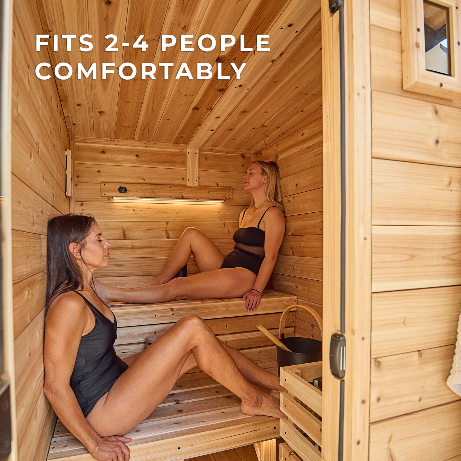Henley Outdoor Cabin Sauna 2-4 Person — manufacturer photo 8