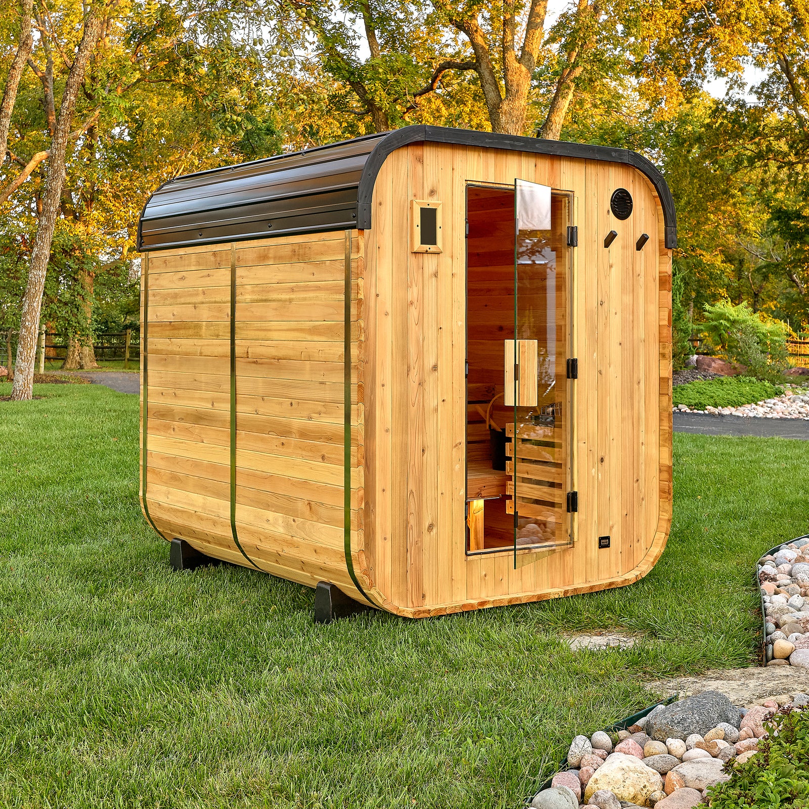 Lennon Outdoor Cube Sauna 4-6 Person — manufacturer photo 1