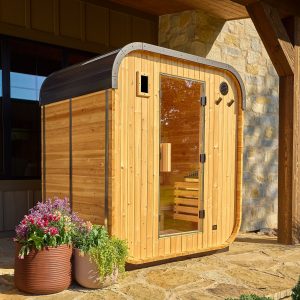 Lennon Outdoor Cube Sauna 2-4 Person — manufacturer photo 1
