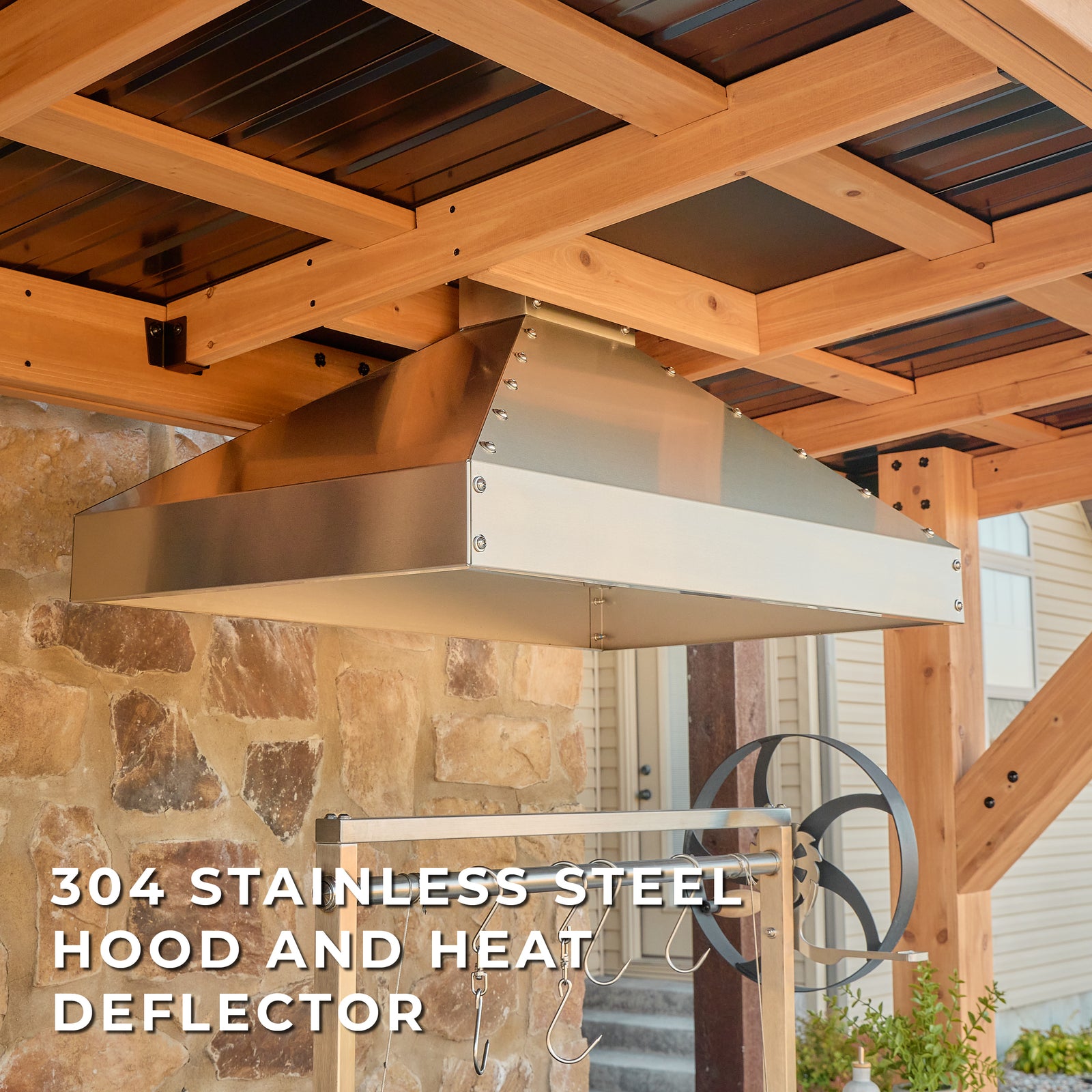 Timber Rock Outdoor Argentine Grill Cook Station — manufacturer photo 6