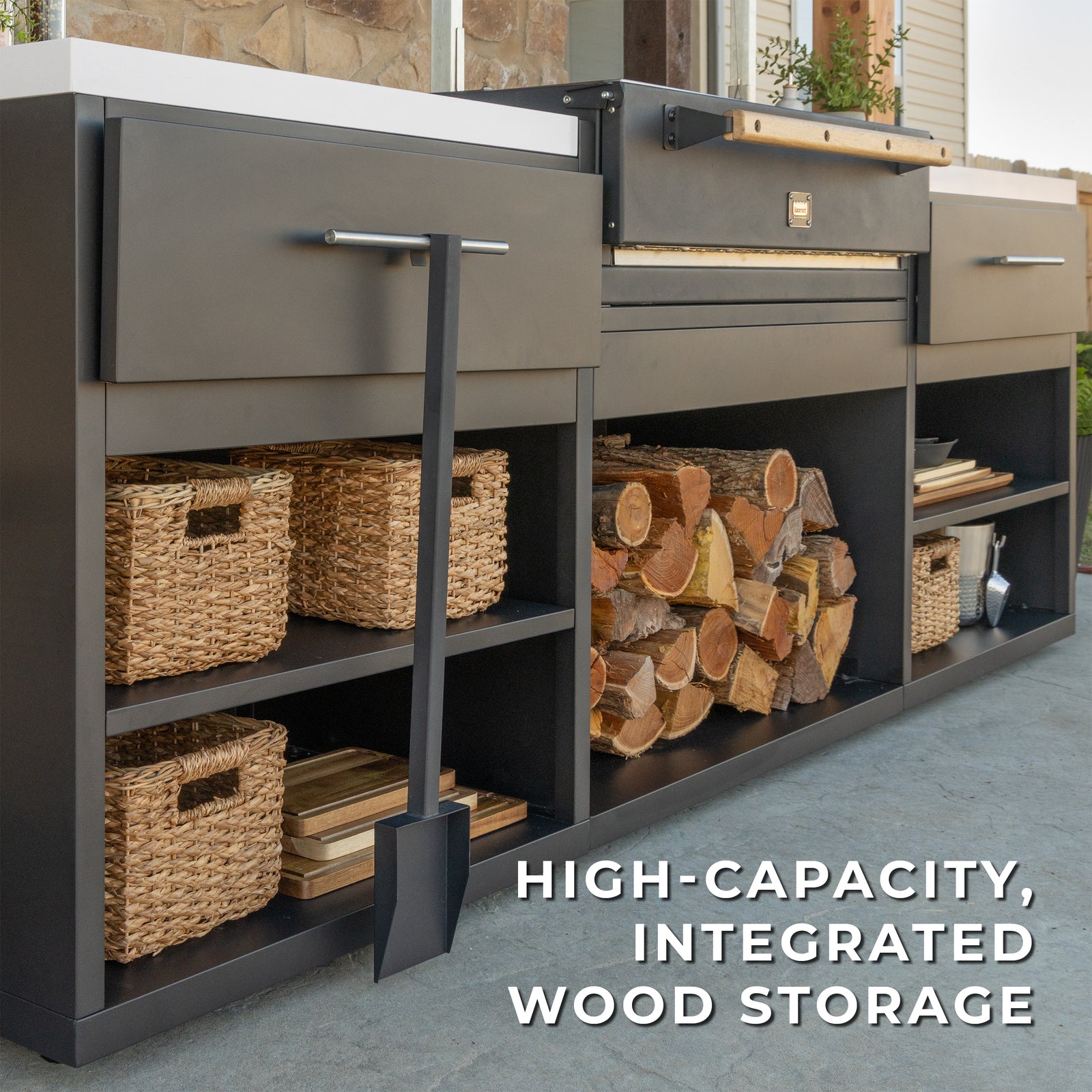 Timber Rock Outdoor Argentine Grill Cook Station — manufacturer photo 11