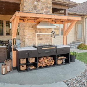 Timber Rock Outdoor Argentine Grill Cook Station — manufacturer photo 1