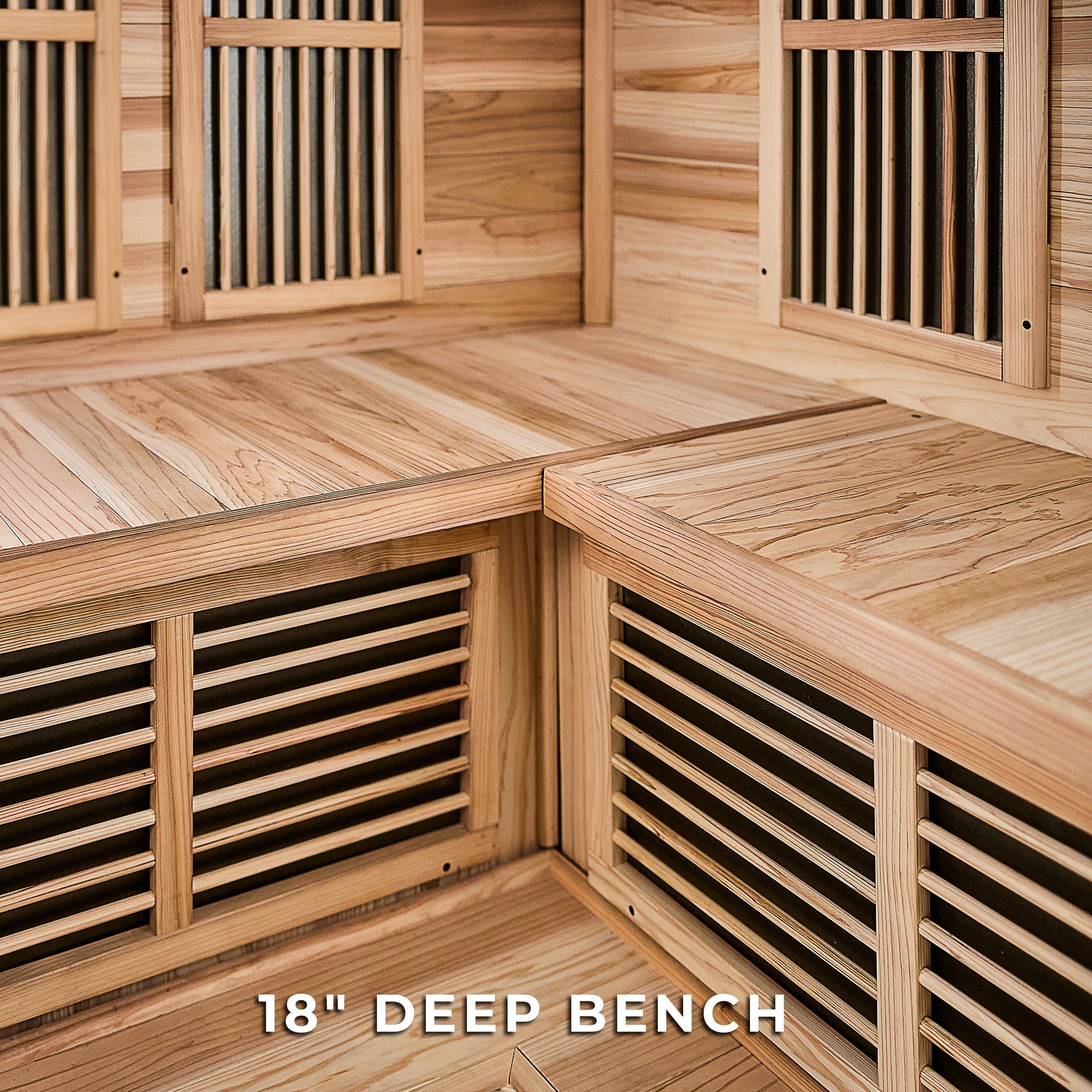Rylan Indoor Infrared Corner Sauna 4 Person — manufacturer photo 7