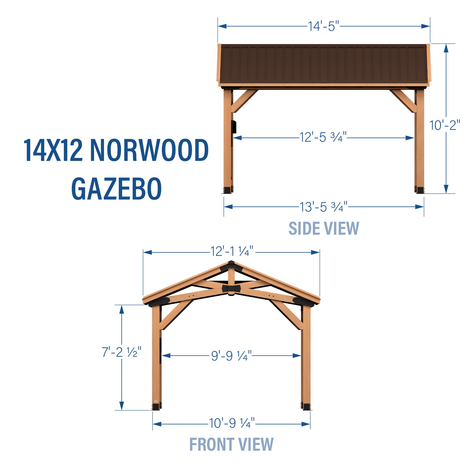 14x12 Norwood Gazebo — manufacturer photo 2